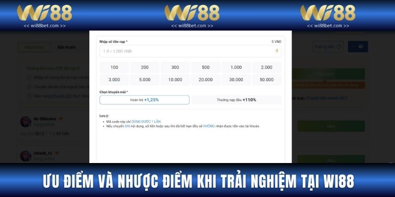 Ưu điểm được bet thủ đánh giá cao